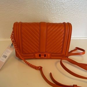 Rebecca Minkoff Small Quilted Chevron Leather Crossbody Bag
